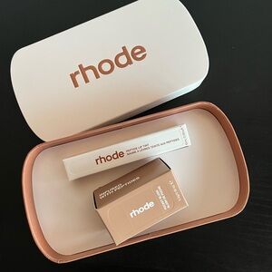 Rhode skin birthday duo (cinnamon roll peptide lip and sleepy girl blush)